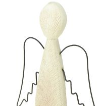 Artikel Holzengel Natur Schutzengel Holz Figur modern H27,5cm