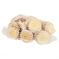 Artikel Holzscheiben Deko Birkenholz Natur Rinde Ø7-9cm 18 St