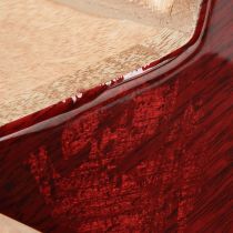 Artikel Holzstern Natur Rot Stern Deko aus Mangoholz Ø24x10cm