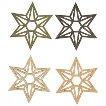 Artikel Holzsterne Weihnachtsdeko Holz Sterne Braun 8cm 16 St