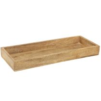 Artikel Holztablett Rechteckig Deko Tablett Holz 39×15,5×4cm 2St