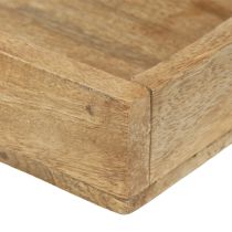 Artikel Holztablett Rechteckig Deko Tablett Holz 39×15,5×4cm 2St