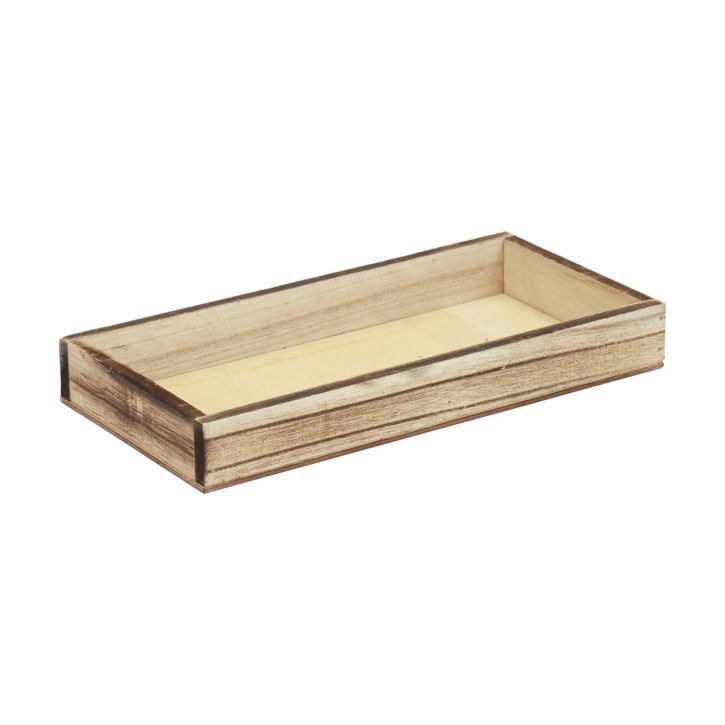 Artikel Holztablett geflammt Deko Tablett Tischdeko rustikal 24×12×3cm