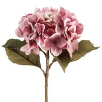 Artikel Hortensie künstlich Realistische Seidenblumen Rosa 52cm