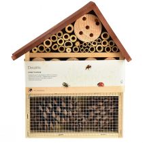 Artikel Insektenhotel Braun Insektenhaus Holz 25cmx8,5cmx32cm