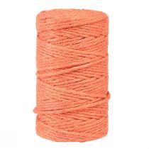 Artikel Juteband Jutekordel Dekoband Jute Orange Ø4mm 100m