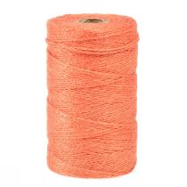 Artikel Juteband Jutekordel Jute Band Orange Ø2mm 200m