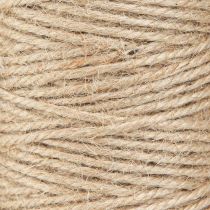 Artikel Jutegarn Jute Schnur Kordel Natur 3mm Rolle mit 100m × 2St
