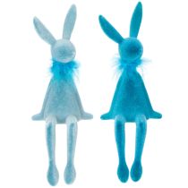 Artikel Osterdekoration Hase Kantenhocker ideal als charmante Frühjahrs Tischdeko 27cm 2St