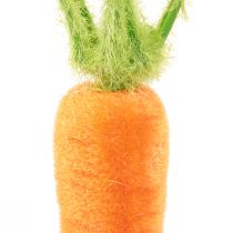Artikel Karotten Deko Möhren Beflockt Orange Grün H23cm 8 St