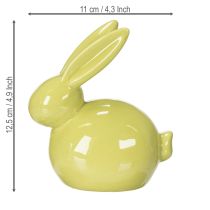 Artikel Keramikhase Hase Deko Figur für stilvolle Ostern 11×6,5×12,5cm 3St
