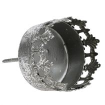 Artikel Kerzenhalter Antik Silber Teelichthalter Ø5cm H10cm 4 St
