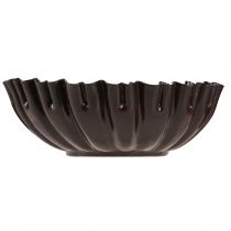 Artikel Kerzenhalter Vintage Kuchenform Dunkelbraun Ø11,5cm 4St