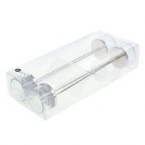 Artikel Kerzenhalter mit Glas am Stab 4 St