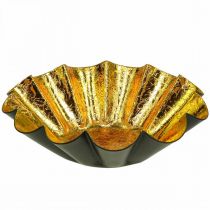 Artikel Teelichthalter Weihnachten Deko Backform Schwarz Gold Ø12cm 2St