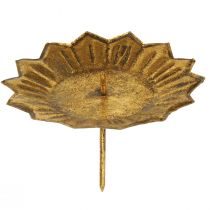 Artikel Kerzenhalter zum Stecken Gold Antik Optik Für Stumpenkerzen Ø11cm 4St