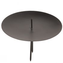 Artikel Kerzenhalter zum Stecken Metall Für Advent Schwarz Ø8cm 4 St