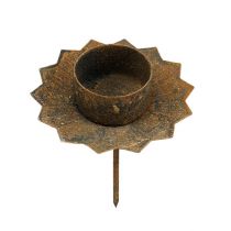 Artikel Kerzenhalter zum Stecken Teelichthalter Braun H8,5cm 4St