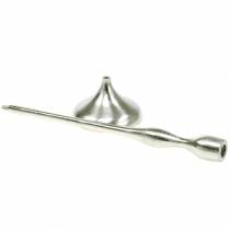 Artikel Kerzenständer Antik Silber H31cm