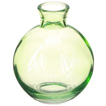 Artikel Kleine Glasvasen Bauchig Minivasen Grün Ø7,5cm H9cm 6 St