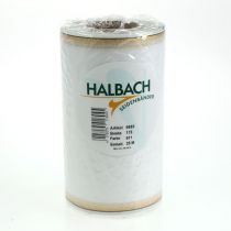 Artikel Kranzband Moiré 175mm, Weiß