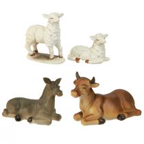 Artikel Krippenfiguren Tiere für Weihnachtskrippe Set 6-11cm 4 St