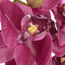 Artikel Künstliche Orchideen Lila Kunstblumen wie echt 56cm 3 St