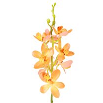 Artikel Künstlicher Orchideen Zweig 8 Blüten Orange L38cm 2St