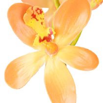 Artikel Künstlicher Orchideen Zweig 8 Blüten Orange L38cm 2St