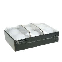 Artikel Kugelkerze 80mm Weiß 6St