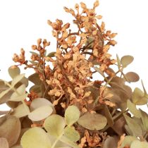 Artikel Kunstblumenstrauß Eukalyptus künstlich, Kunstblumen Deko mit Knospen 30cm