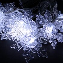 Artikel LED Girlande Schneeflocken Außen Kaltweiß 24 LED 460cm