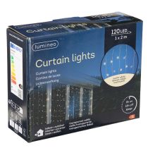 Artikel Lichtervorhang 120 LED Lichterkette Warmweiß 100×180cm
