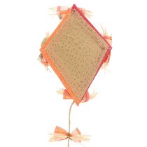 Artikel Lustiger Deko Drachen zum Aufhängen Orange 18×26cm 2St