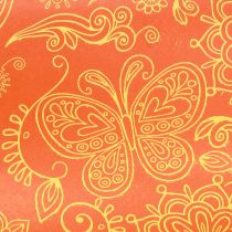 Artikel Manschettenpapier Orange Gelb Summertime 25cm 100m