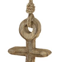 Artikel Maritime Deko Anker Holz Natur Holzanker zum Hängen 19cm