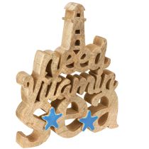 Artikel Maritime Holzdeko „I need vitamin sea“ Mangoholz 27×33cm