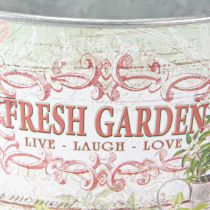 Artikel Metall Pflanzkübel Fresh Garden Bunt Vintage H18cm