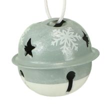 Artikel Metallglocken Weihnachtsglocken Mint Beige Ø3cm 16St
