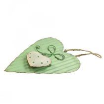 Artikel Metallherz, Dekoherz zum Hängen, Herz Deko H14,5cm 2 St