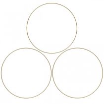 Artikel Metallring Dekoring Scandi Ring Deko Loop Gold Ø20,5cm 6 St