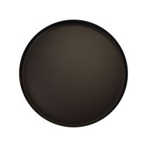 Artikel Metalltablett Rund Kerzentablett Schwarz Ø20cm H2,5cm 2St