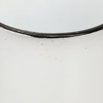 Artikel Metalltasse Pflanztasse Metall Weiß Schwarz Ø9cm 4St