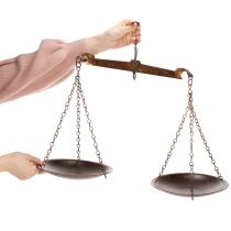 Artikel Waage Dekoration im nostalgischen Design für Küche und Wohnzimmer Vintage Flair 58cm