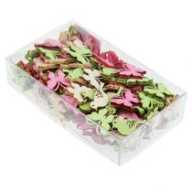 Artikel Mini-Holzstreu Deko 2cm pastell sort. 144 St