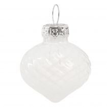 Artikel Mini Weihnachtskugeln Weiß Baumkugeln Glas 3cm 9 St