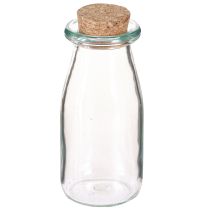 Artikel Minivasen Glas Vasen mit Korken H13,5cm Ø5,5cm 6St