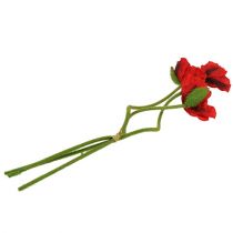 Artikel Mohnblume Rot 58cm - 74cm 3 St