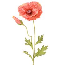 Artikel Mohnblume Künstlich Kunstblume in Orange Ø13cm 84cm