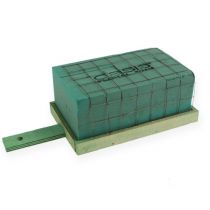 Artikel Steckschaum mit Unterlage Holz Grabschmuck maxi 4 St